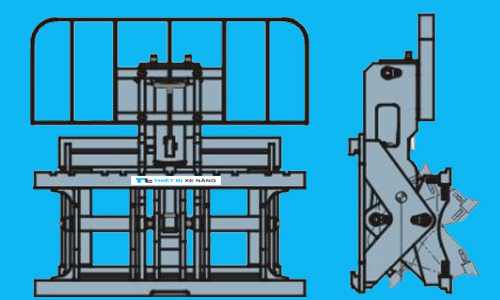 Bộ xúc lật 1 xy lanh